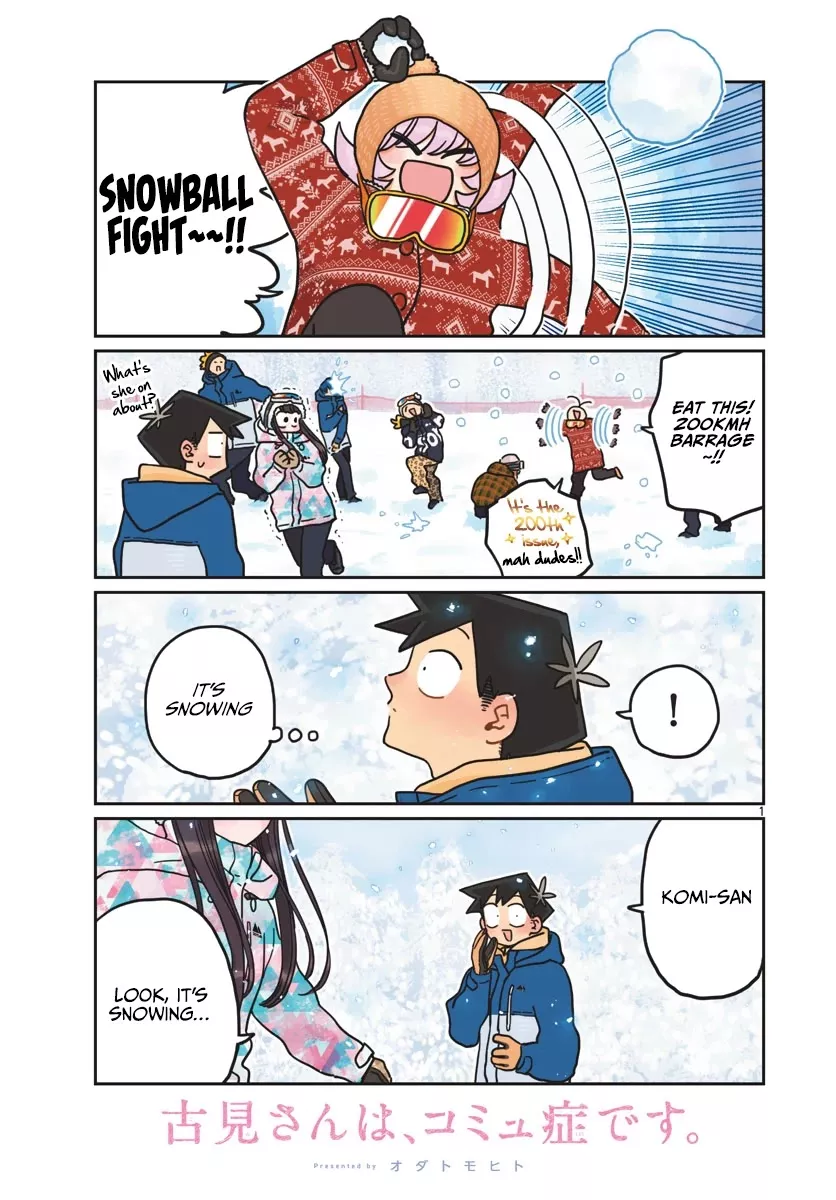 Read Komi-san wa Komyushou Desu Chapter 262 - Snowboarding 2 Online