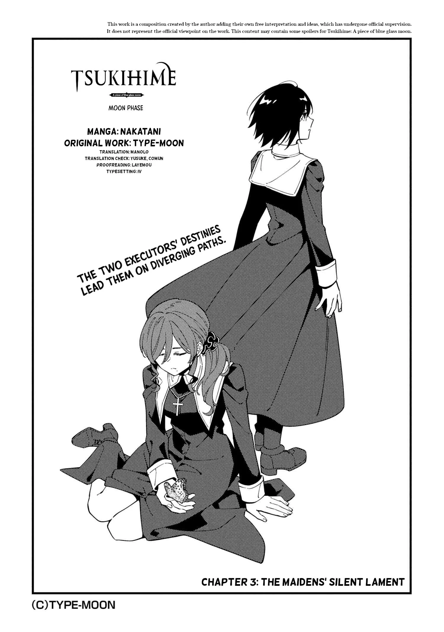 Read Tsukihime: A Piece of Blue Glass Moon – Moon Phase Chapter 3 - The Maidens' Silent Lament Online
