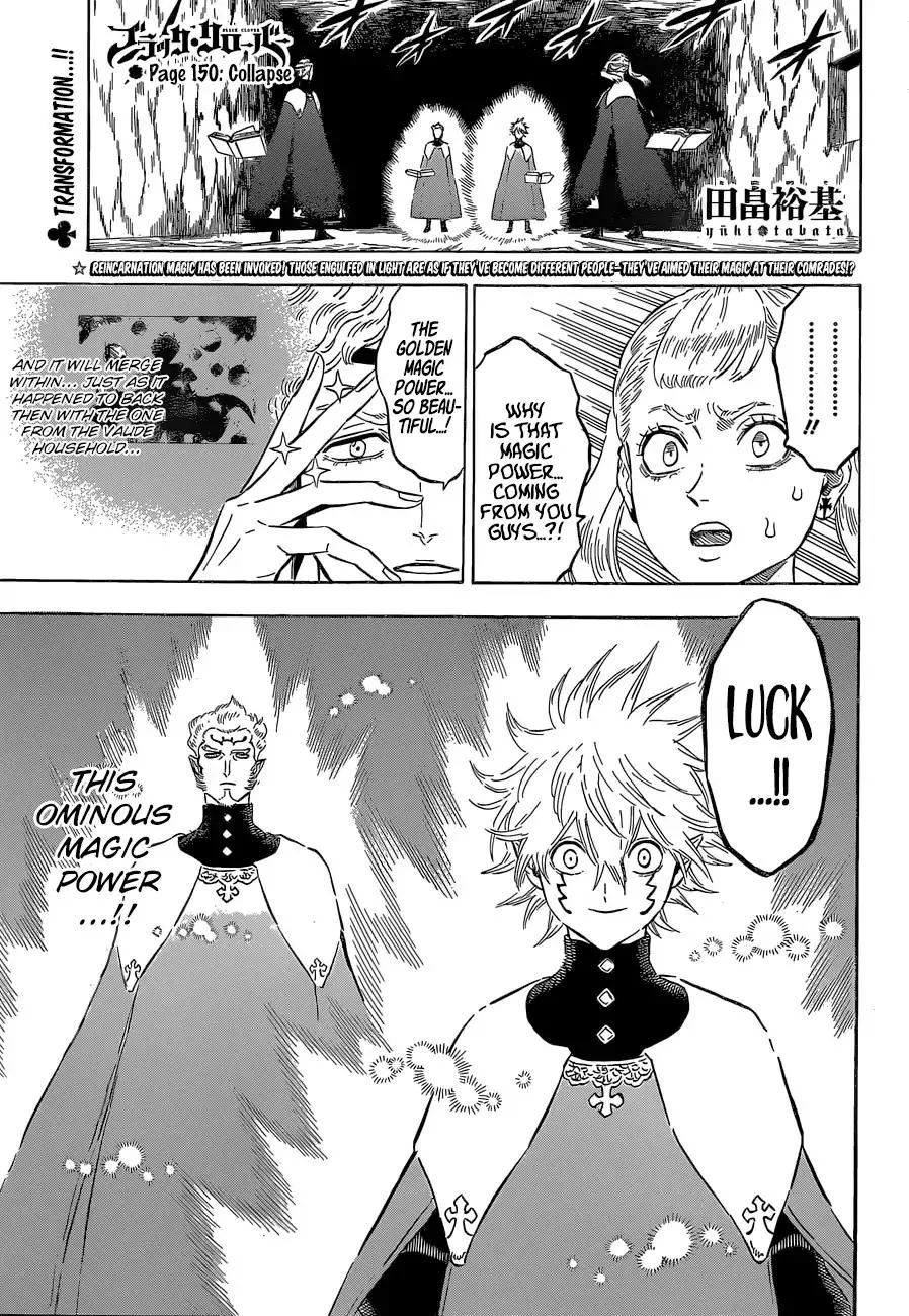 Read Black Clover Chapter 150 - Collapse Online