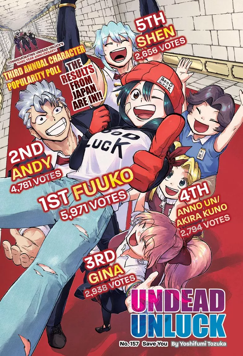 Read Undead + Unluck Chapter 157 Online