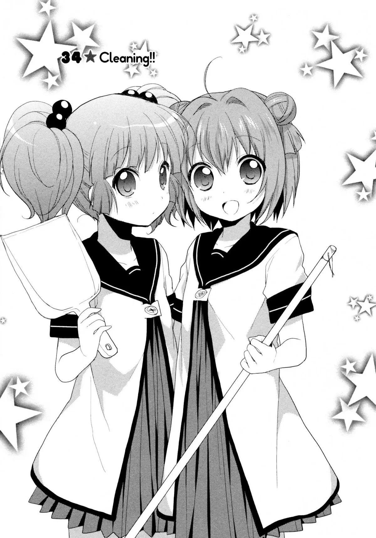 Read Yuru Yuri Chapter 34 - Cleaning!! Online