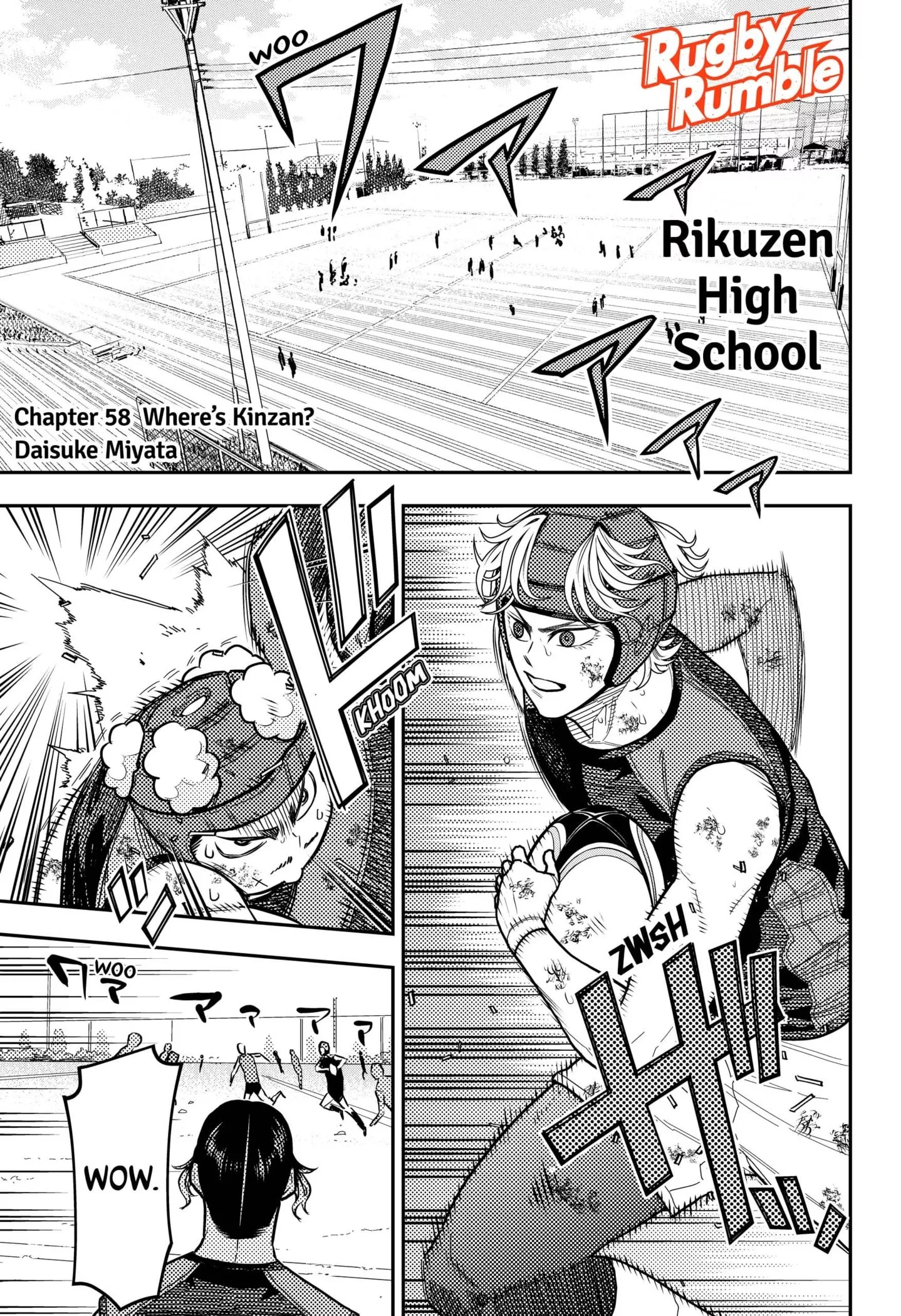 Read Rugby Rumble Chapter 58 - Where's Kinzan? Online