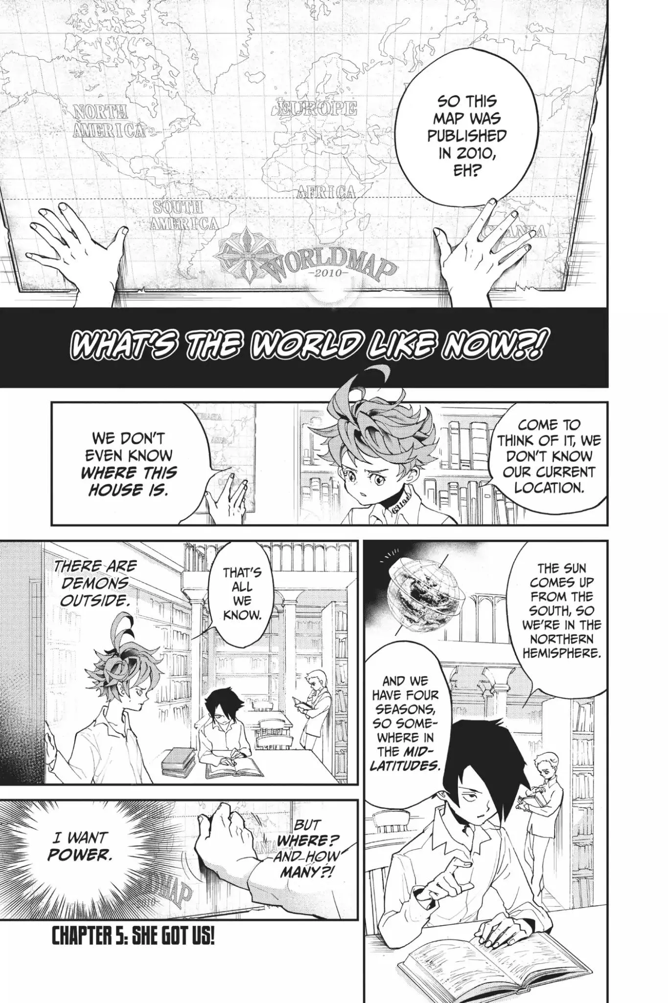 Read Yakusoku no Neverland Chapter 5 - She Got Us! Online