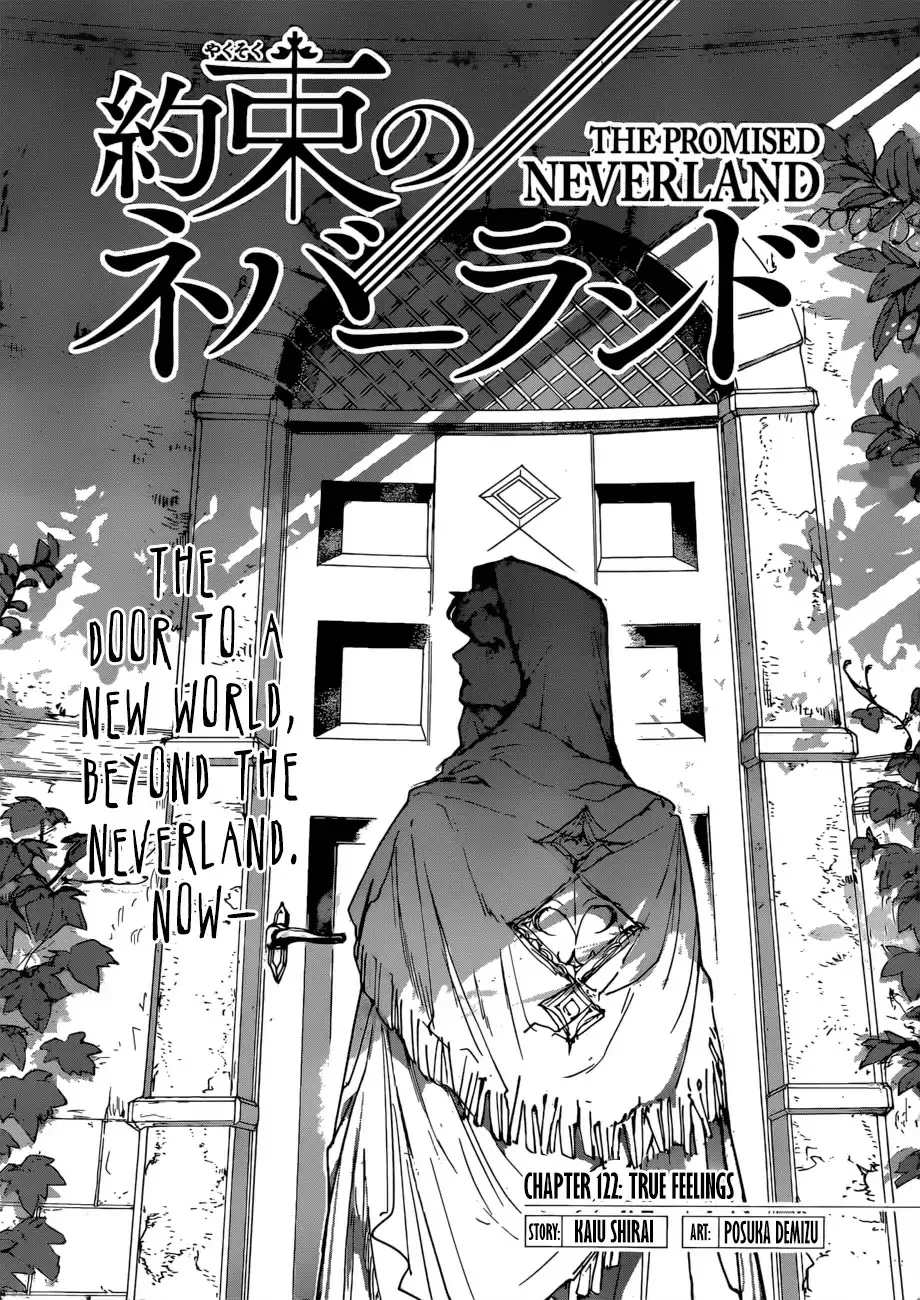 Read Yakusoku no Neverland Chapter 122 - True Feelings Online