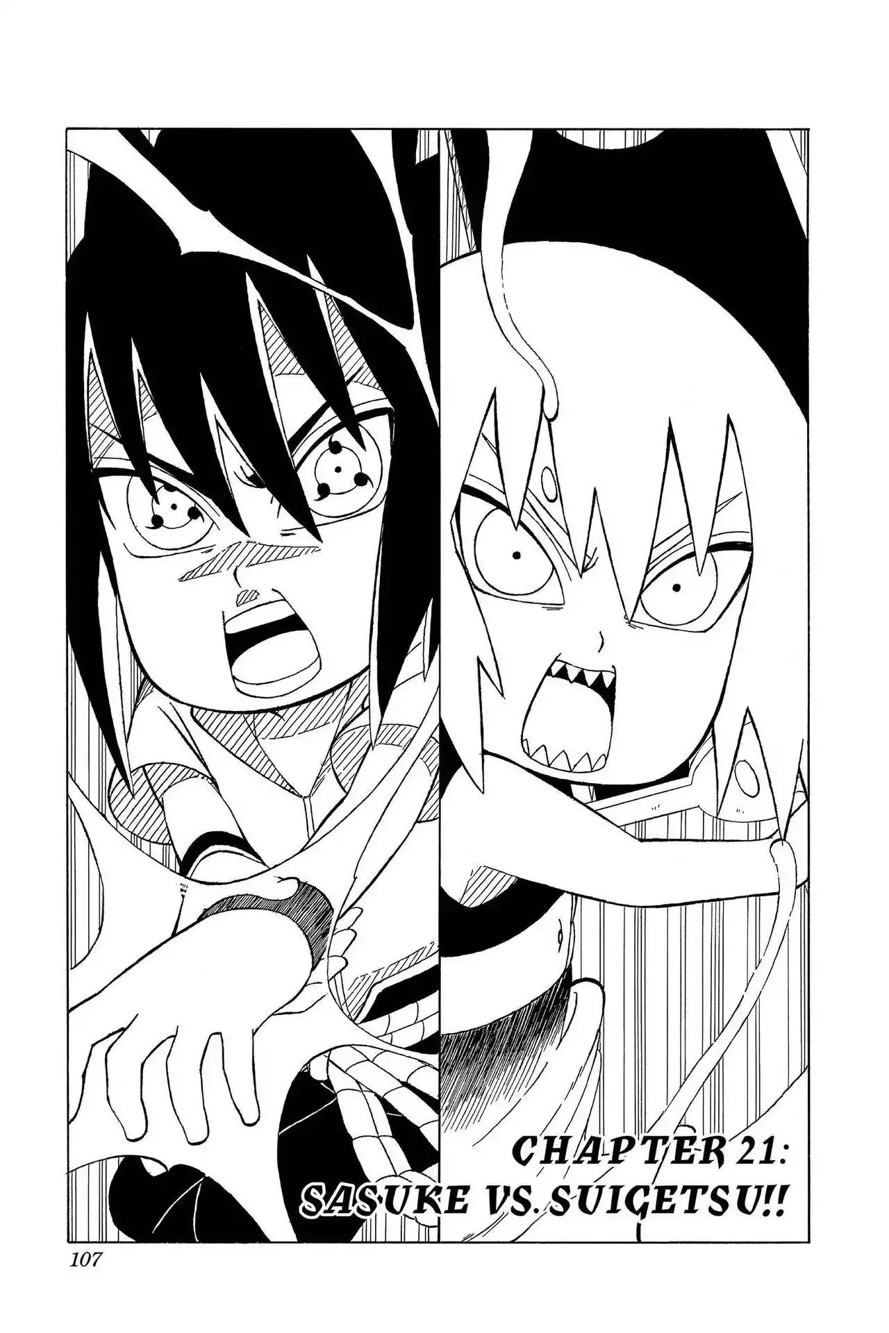 Read Naruto: Chibi Sasuke’s Sharingan Legend Chapter 21 - Sasuke vs. Suigetsu!! Online