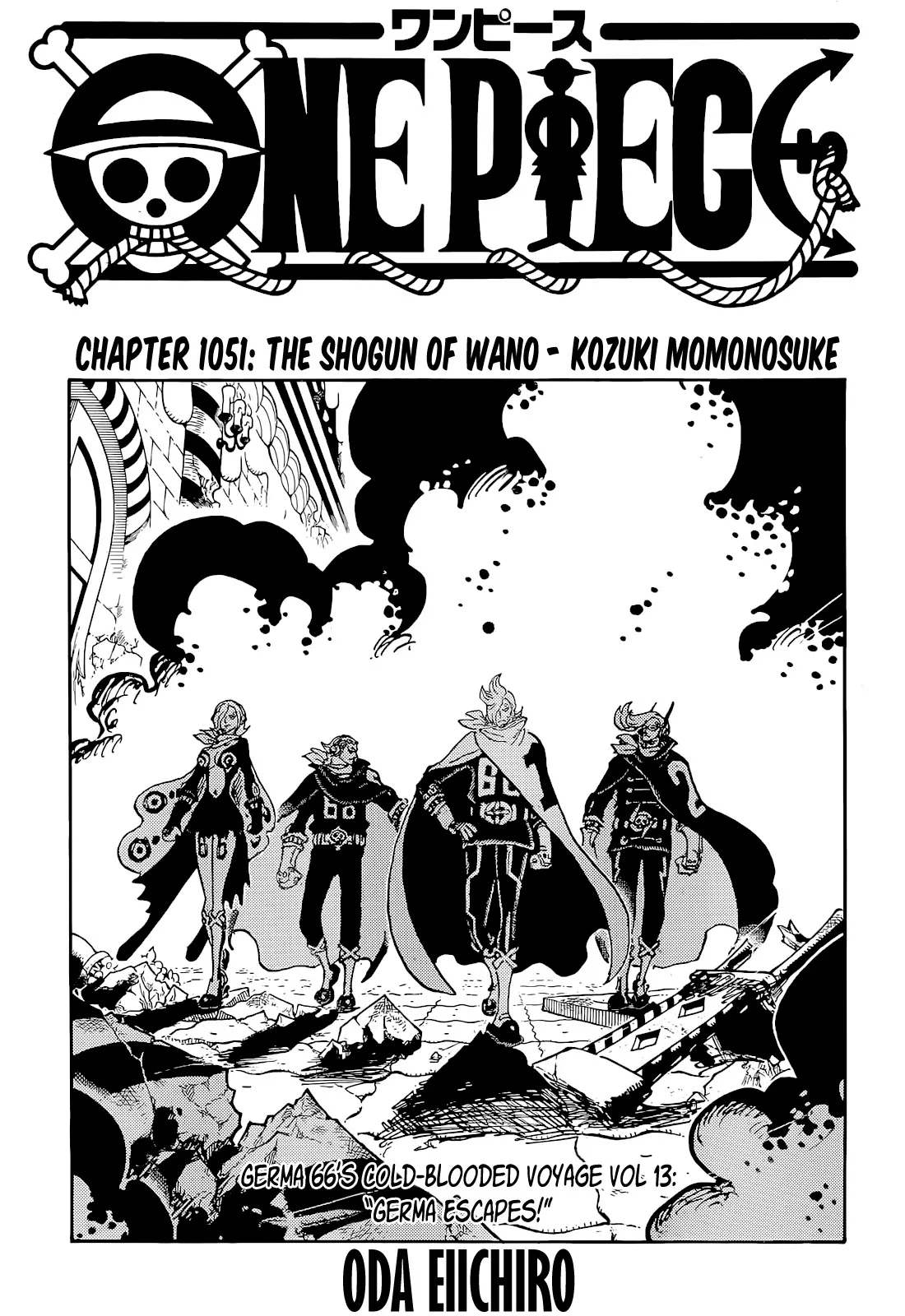 Read One Piece Chapter 1051 - The Shogun of Wano - Kozuki Momonosuke Online