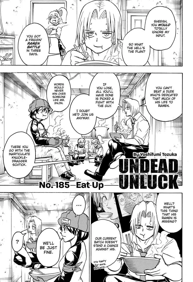 Read Undead + Unluck Chapter 185 Online