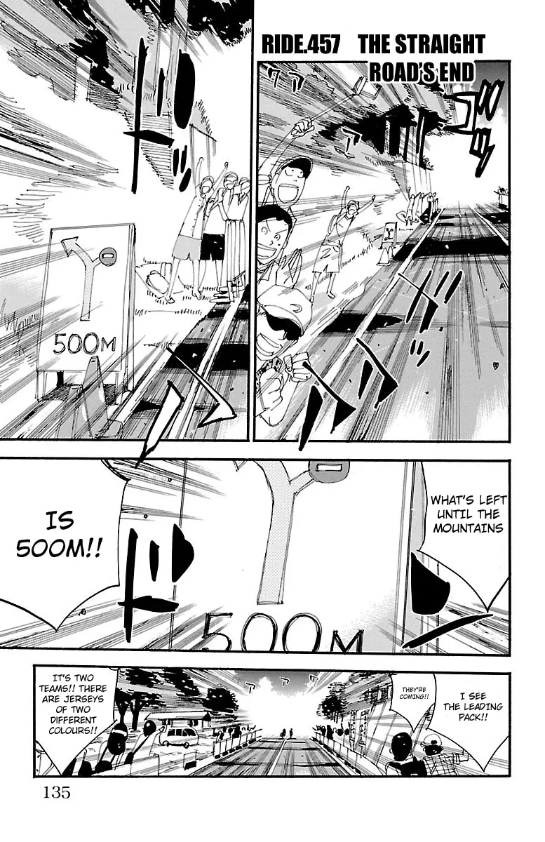 Read Yowamushi Pedal Chapter 457 - The Straight Road's End Online