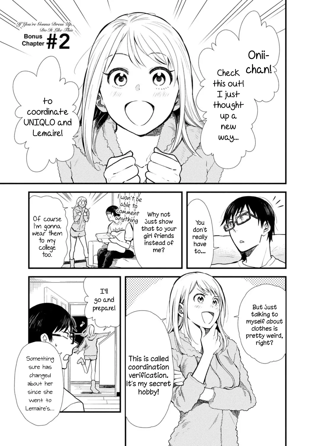 Read If You’re Gonna Dress up, Do It Like This Chapter 16.2 - Volume 2 Omake 2 Online