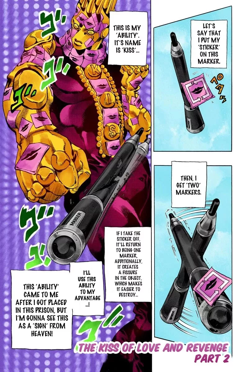 Read JoJo’s Bizarre Adventure Part 6: Stone Ocean Chapter 52 - The Kiss of Love and Revenge Part 2 Online