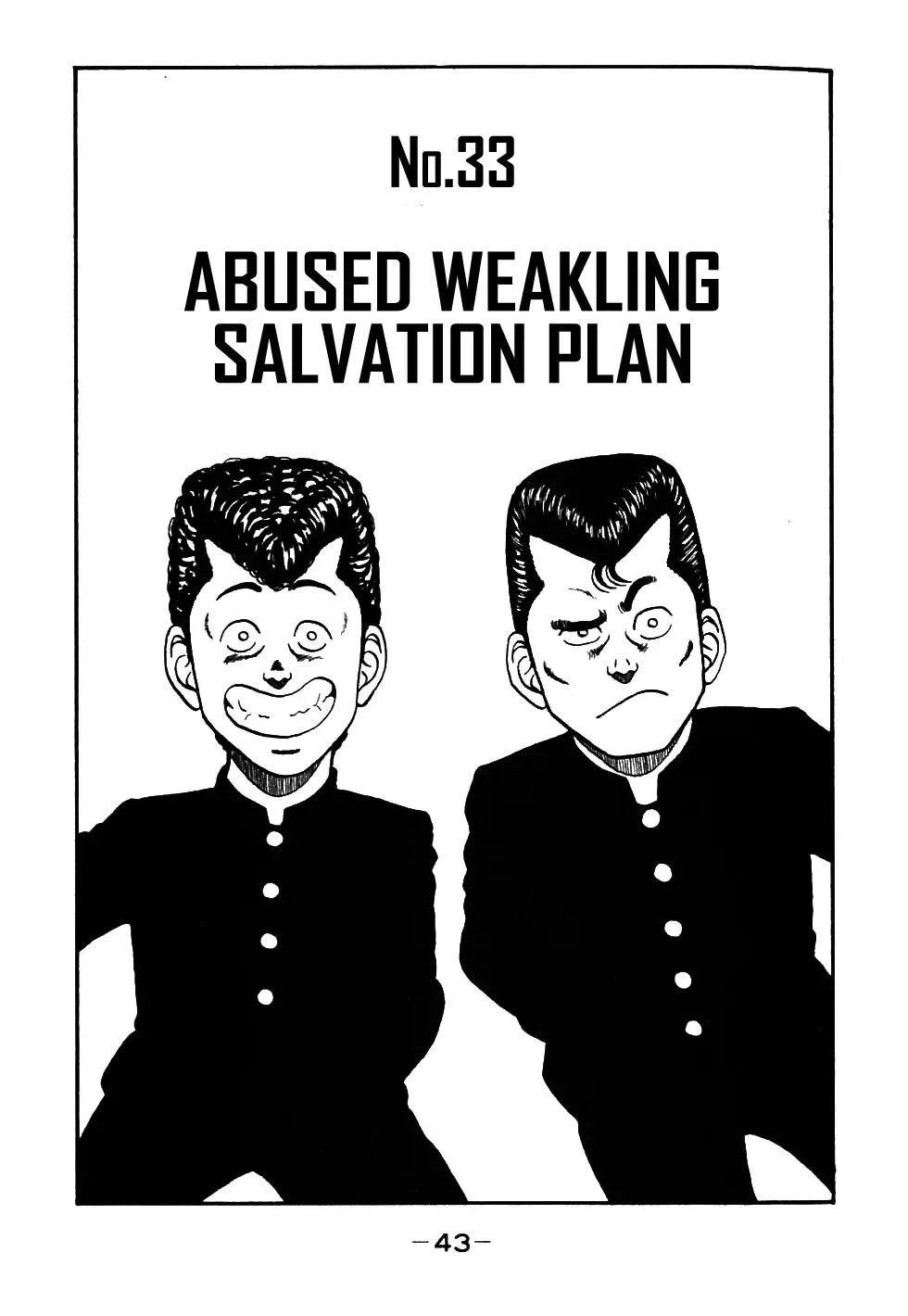 Read Be-Bop-Highschool Chapter 33 - Abused Weakling Salvation Plan Online