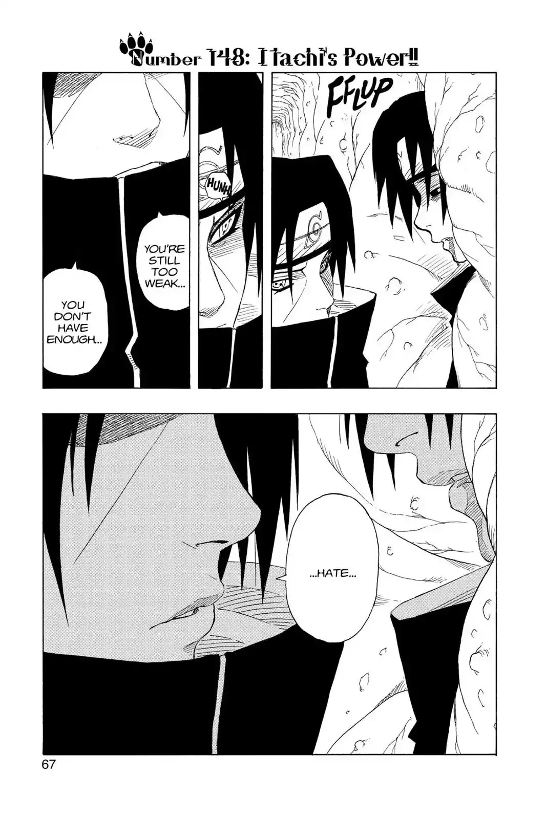 Read Naruto Chapter 148 - Itachi's Power!! Online