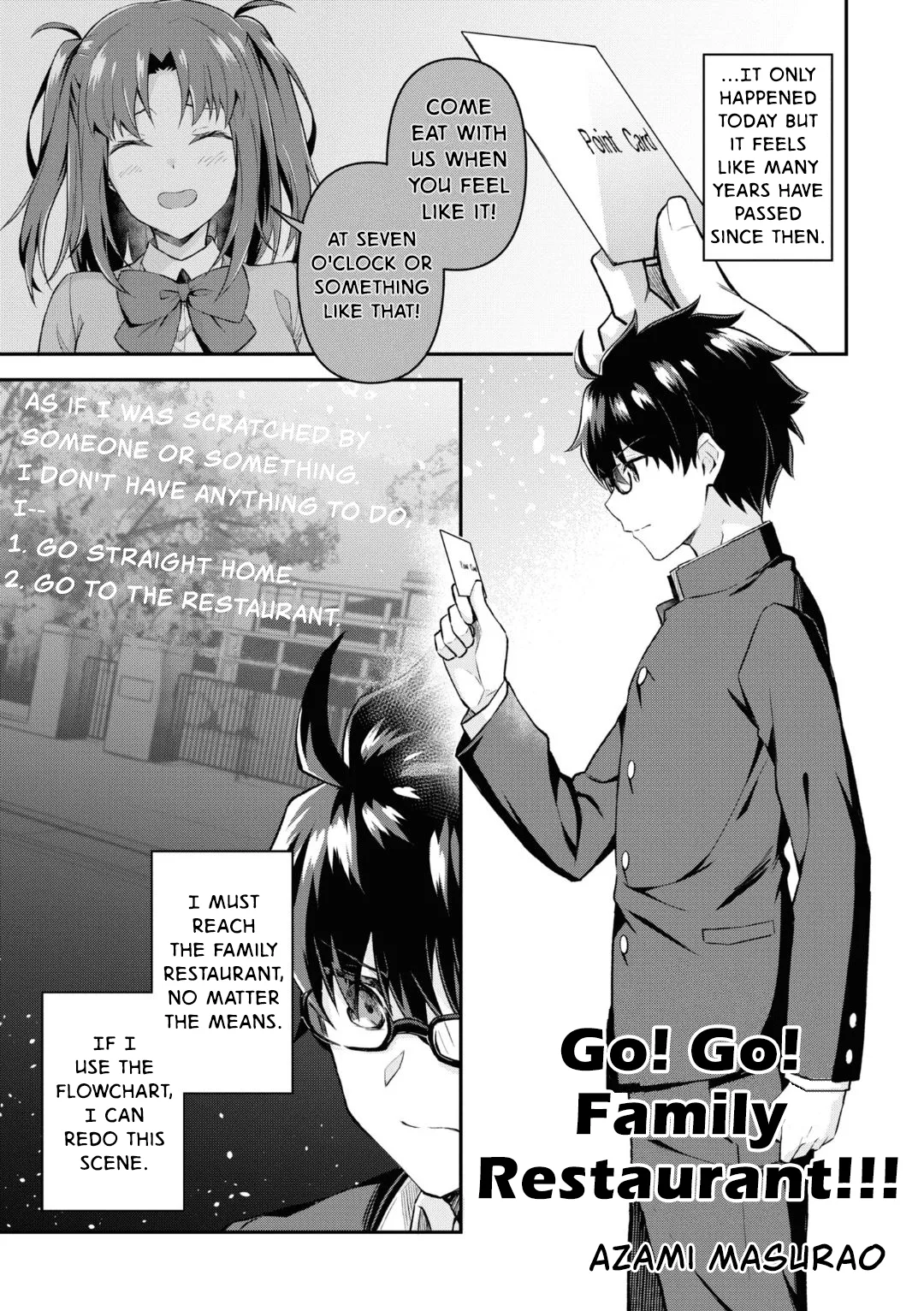 Read Tsukihime -A piece of blue glass moon- Comic Anthology Chapter 5 - Go! Go! Family Restaurant!!! (Azami Masurao) Online