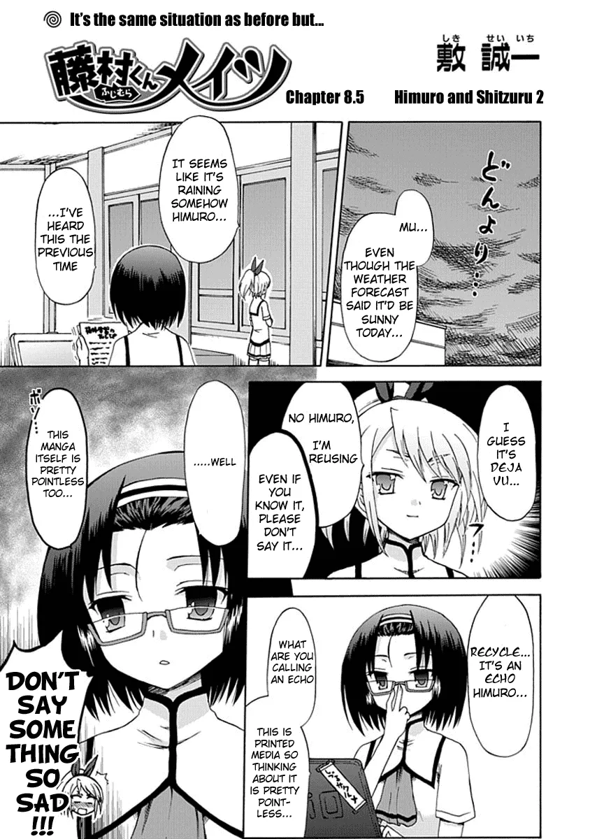 Read Fujimura-kun Meitsu Chapter 8.5 - Himuru and Shitzuru 2 Online