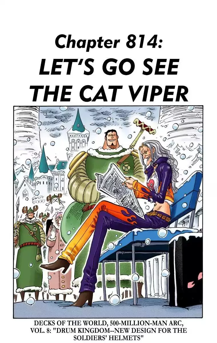 Read One Piece Chapter 814 - Let's Go See The Cat Viper Online