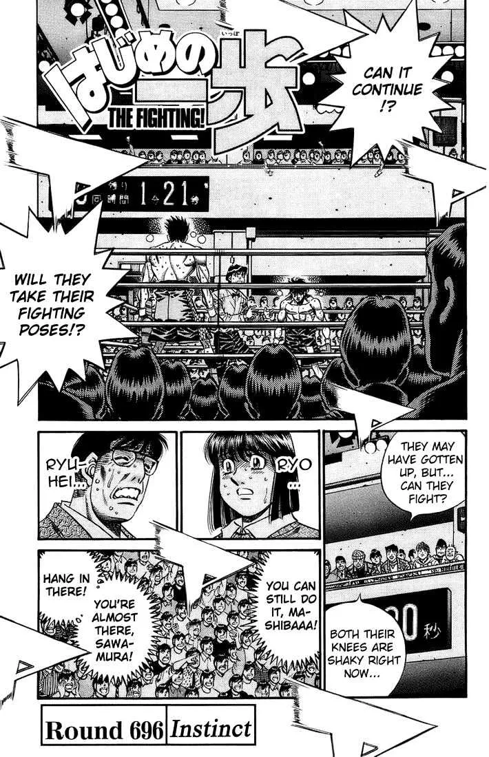 Read Hajime no Ippo Chapter 696 - Instinct Online