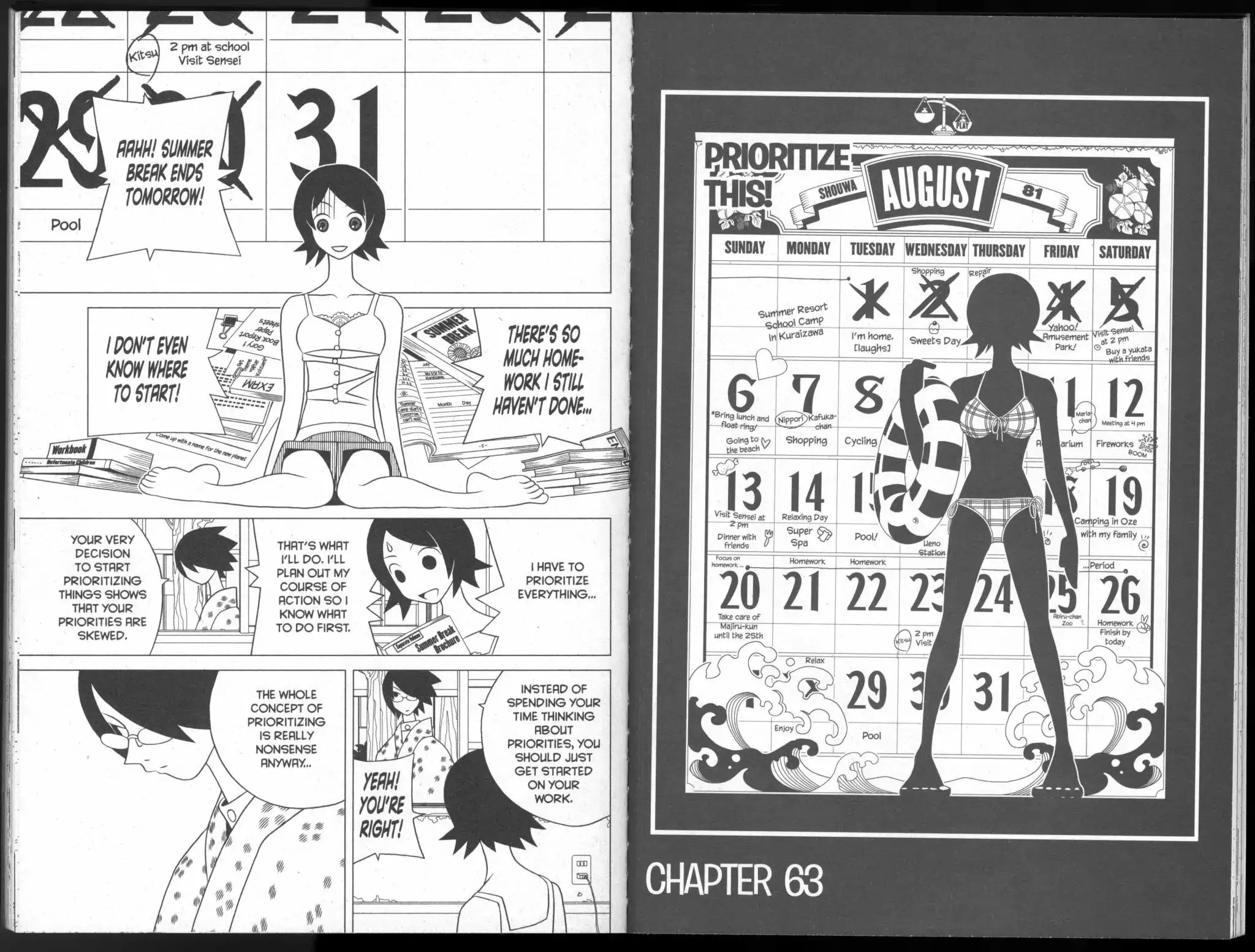 Read Sayonara Zetsubou Sensei Chapter 63 - Prioritize This! Online