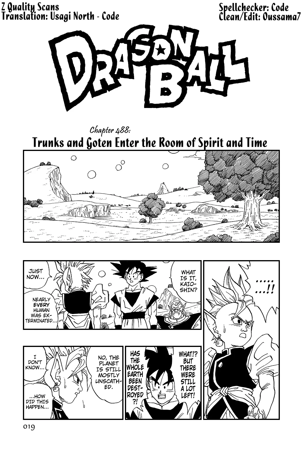 Read Dragon Ball Chapter 488 - Trunks & Goten Enter the Room of Spirit & Time Online