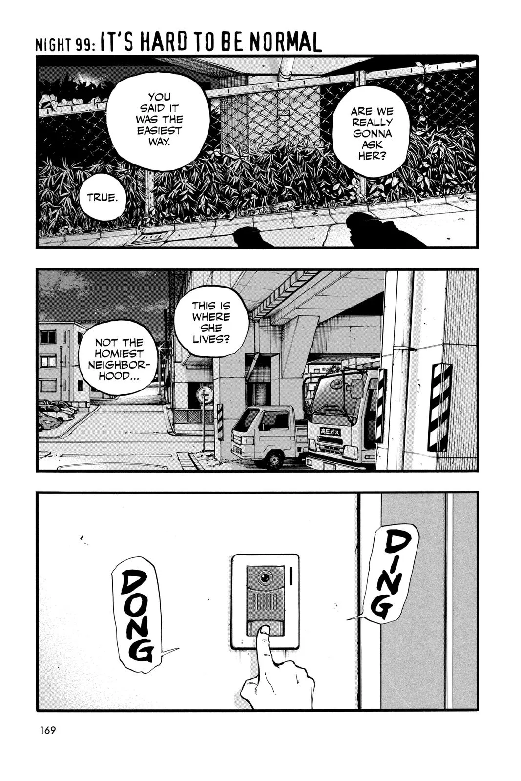 Read Yofukashi no Uta Chapter 99 Online