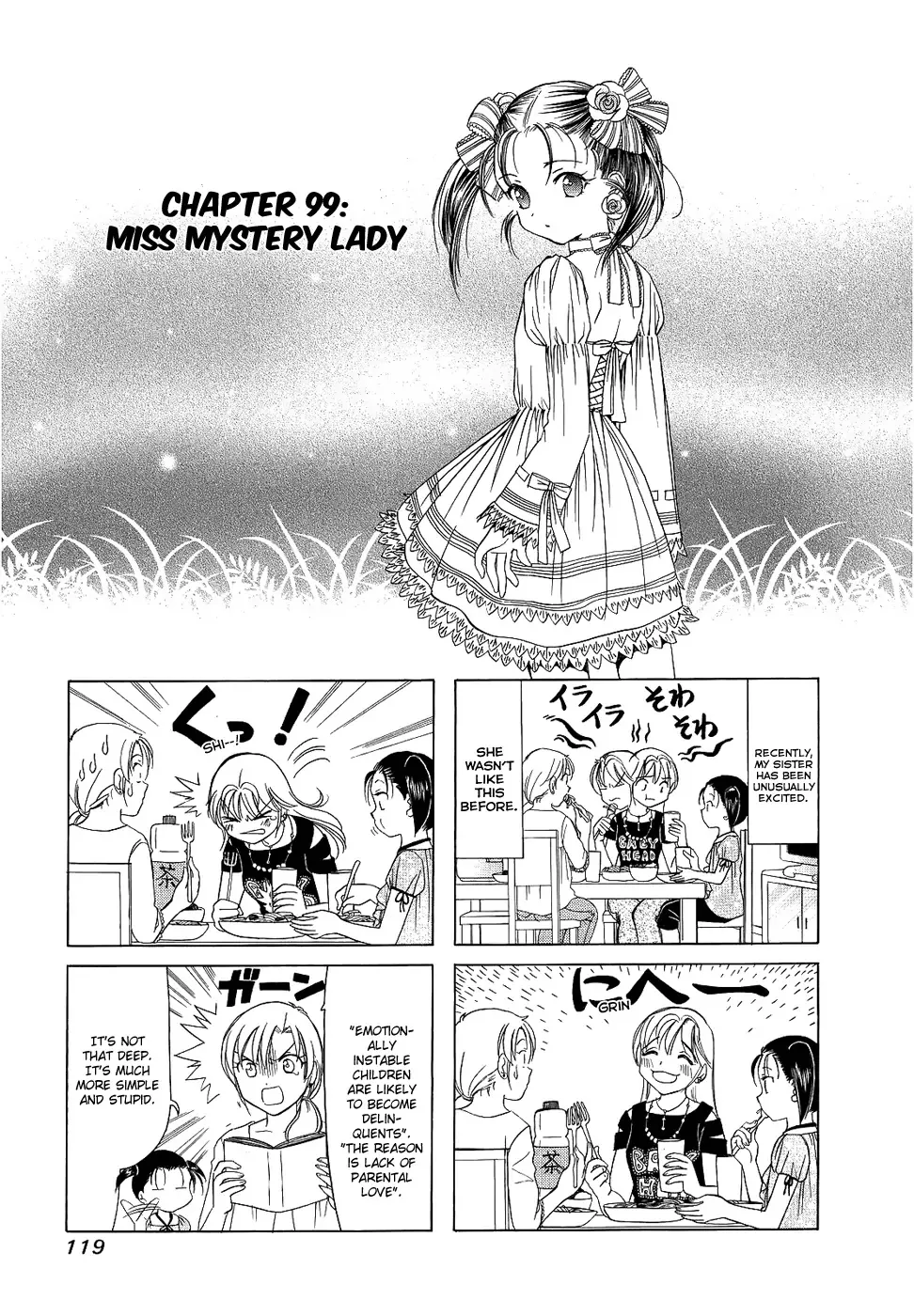 Read B Gata H Kei Chapter 99 - Miss Mystery Lady Online