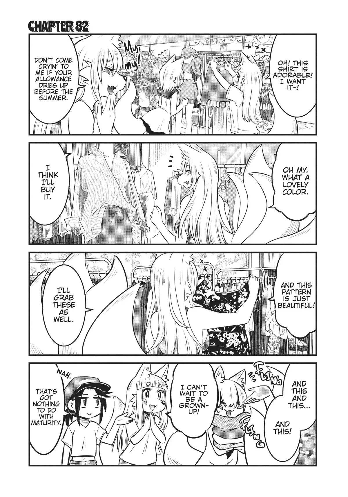Read Oinari JK Tamamo-chan! Chapter 82 Online