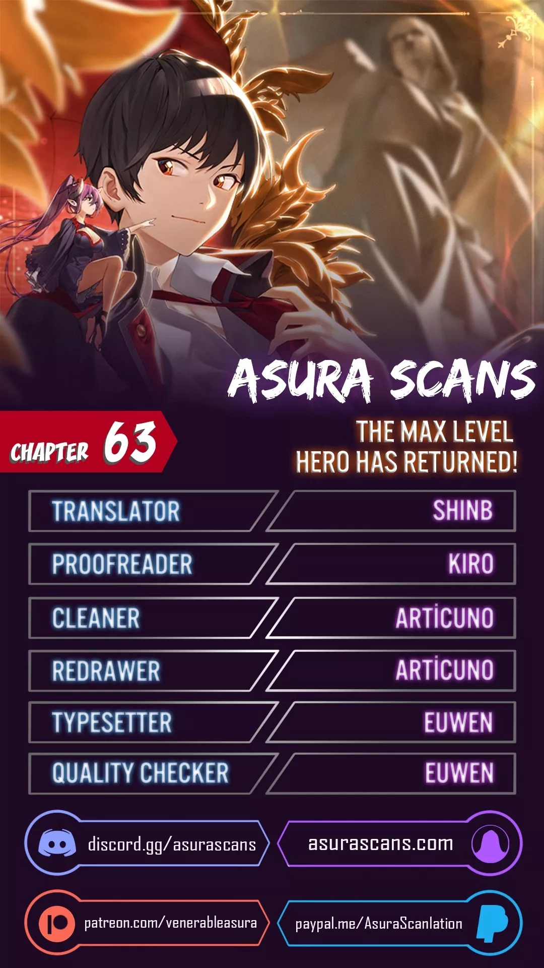 Read The Max Level Hero Has Returned! Chapter 63 Online