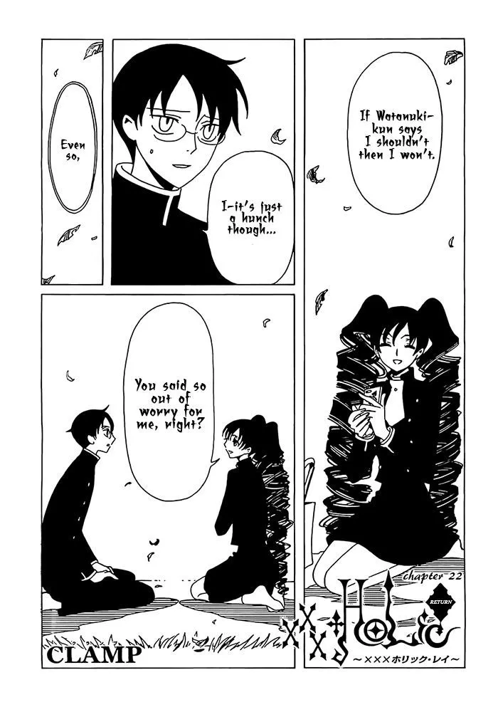 Read xxxHOLiC Rei Chapter 22 Online
