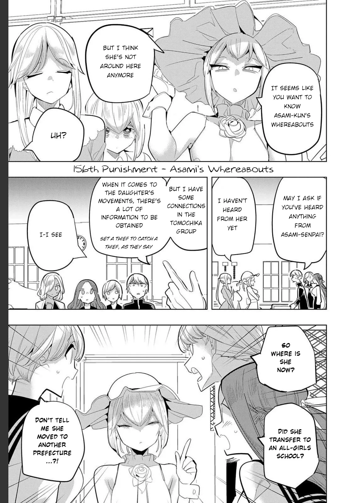 Read Houkago no Goumon Shoujo Chapter 156 - Asami's Whereabouts Online