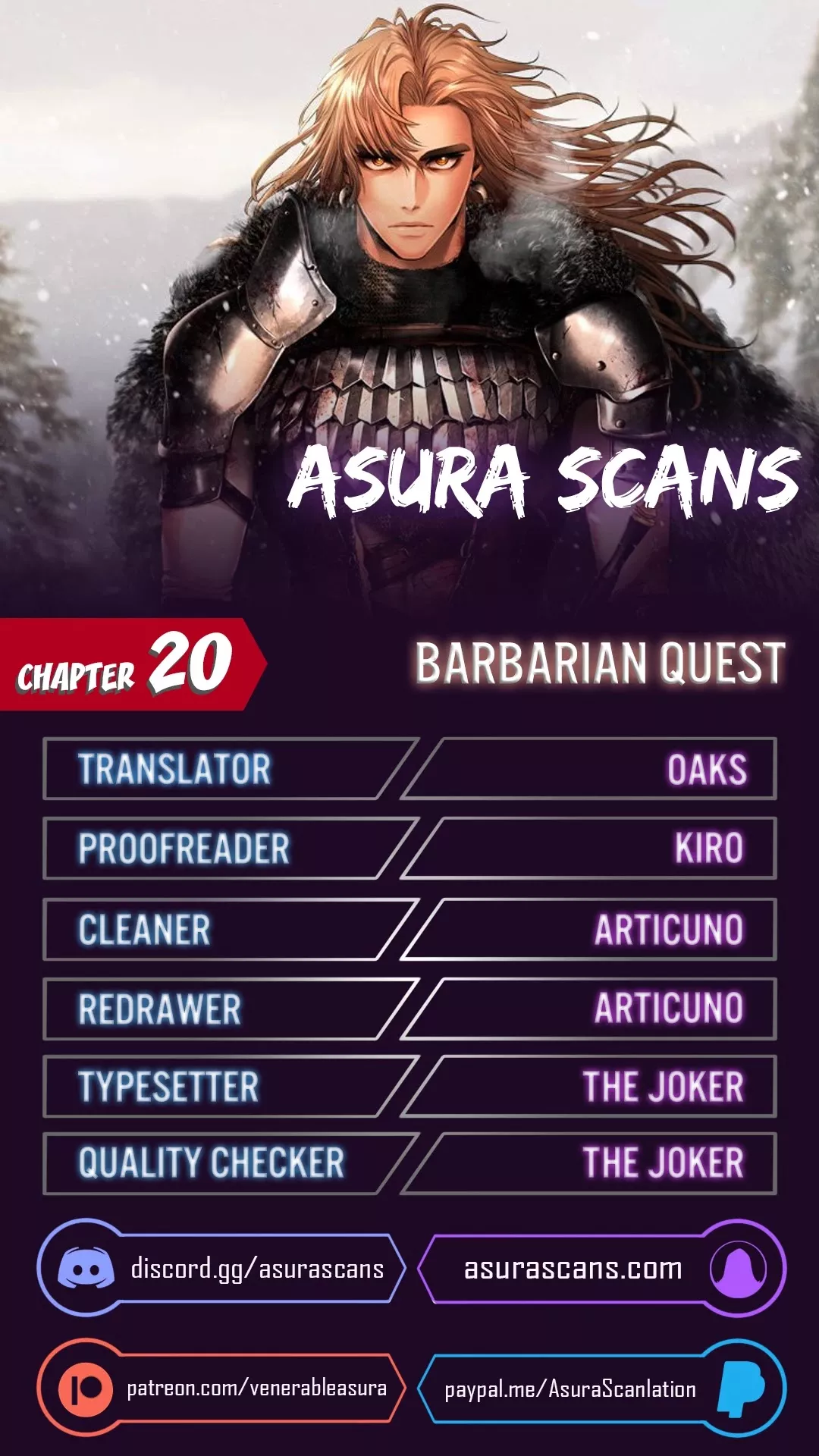 Read Barbarian Quest Chapter 20 Online