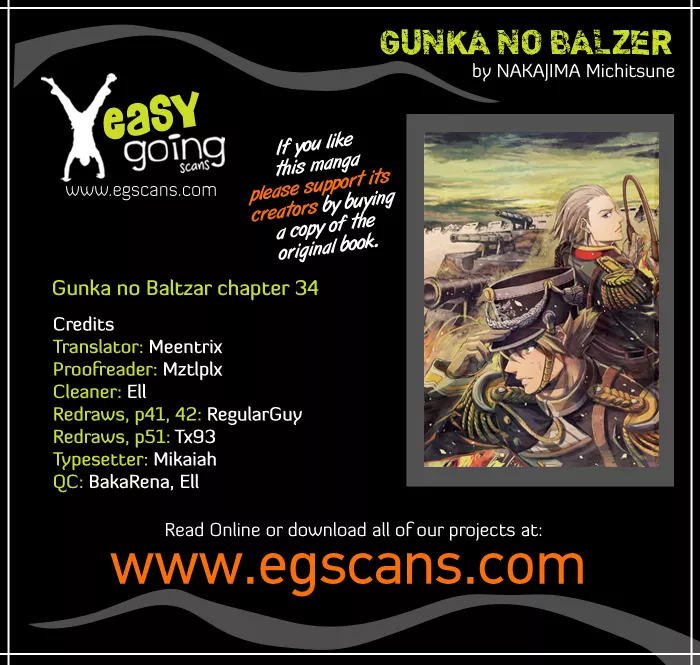 Read Gunka no Baltzar Chapter 34 Online