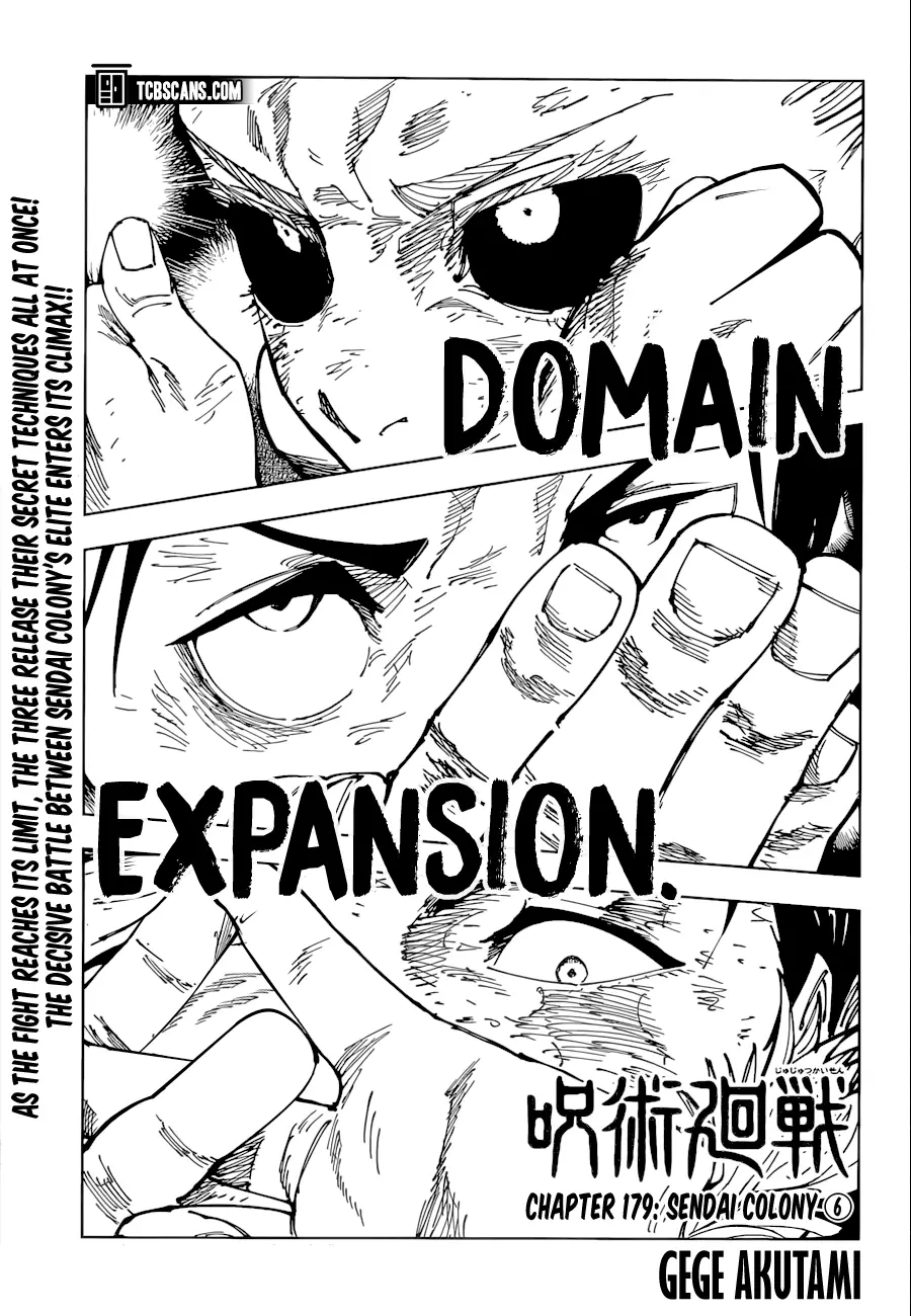 Read Jujutsu Kaisen Chapter 179 Online