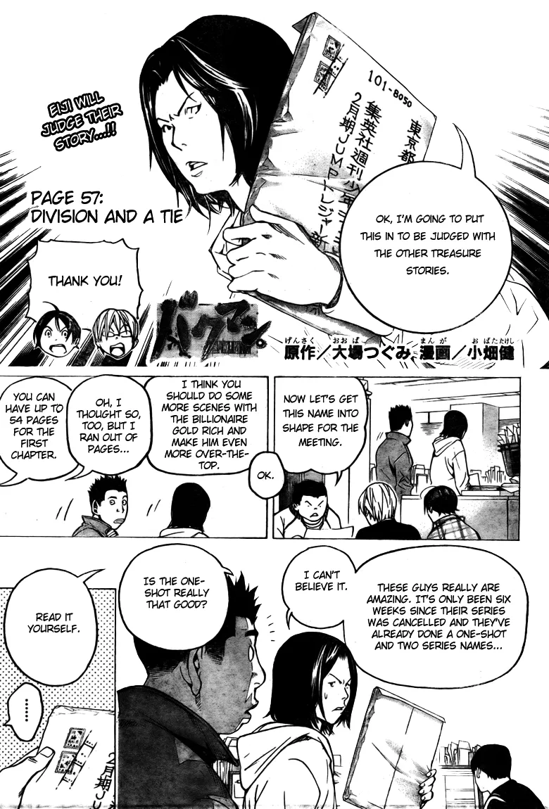 Read Bakuman Chapter 57 - Division and A Tie Online