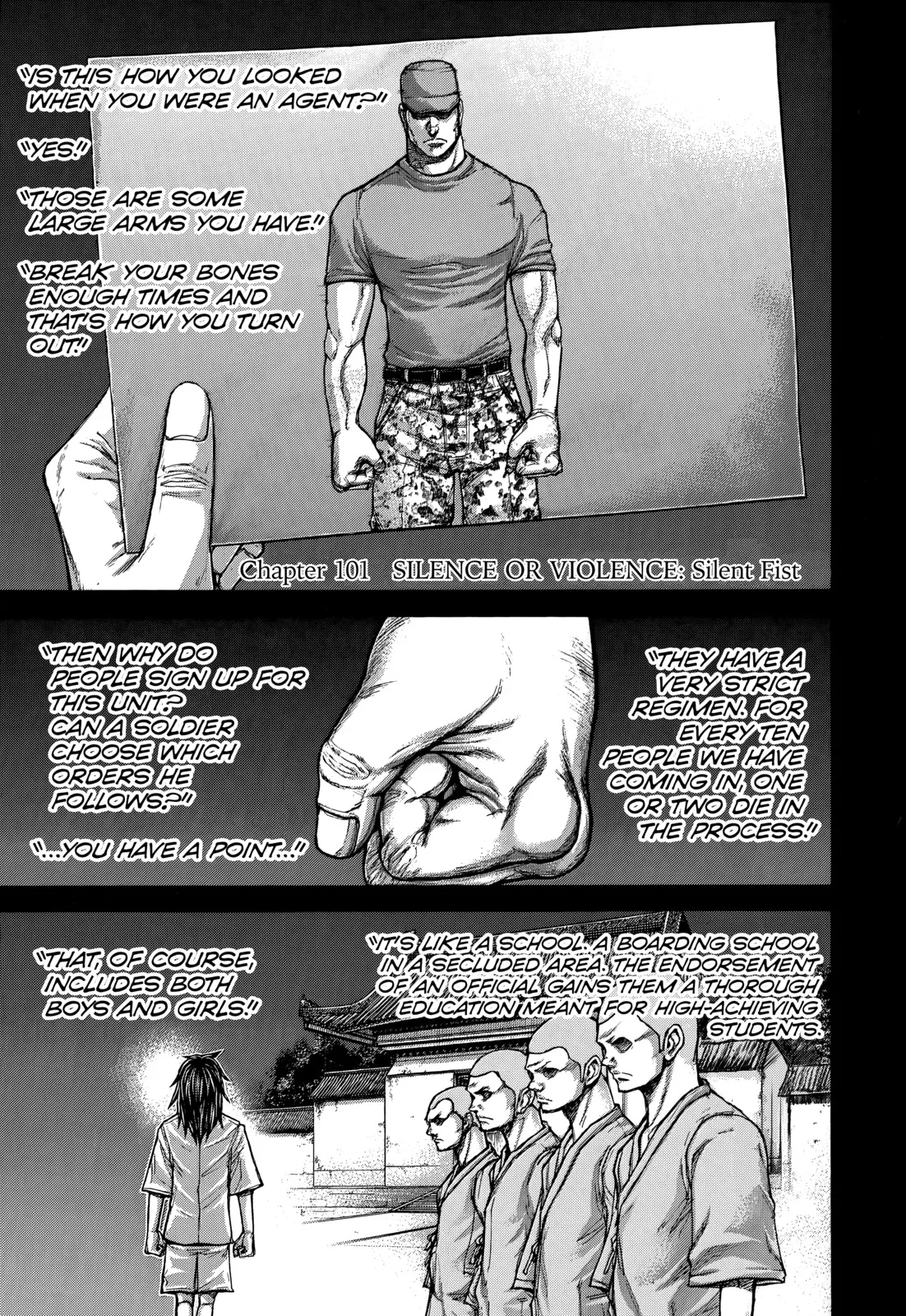 Read Terra Formars Chapter 101 - SILENCE OR VIOLENCE Silent Fist Online