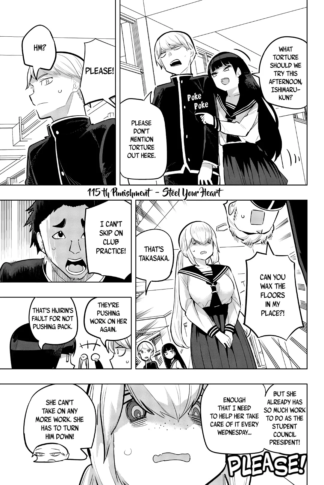 Read Houkago no Goumon Shoujo Chapter 115 - Steel Your Heart Online