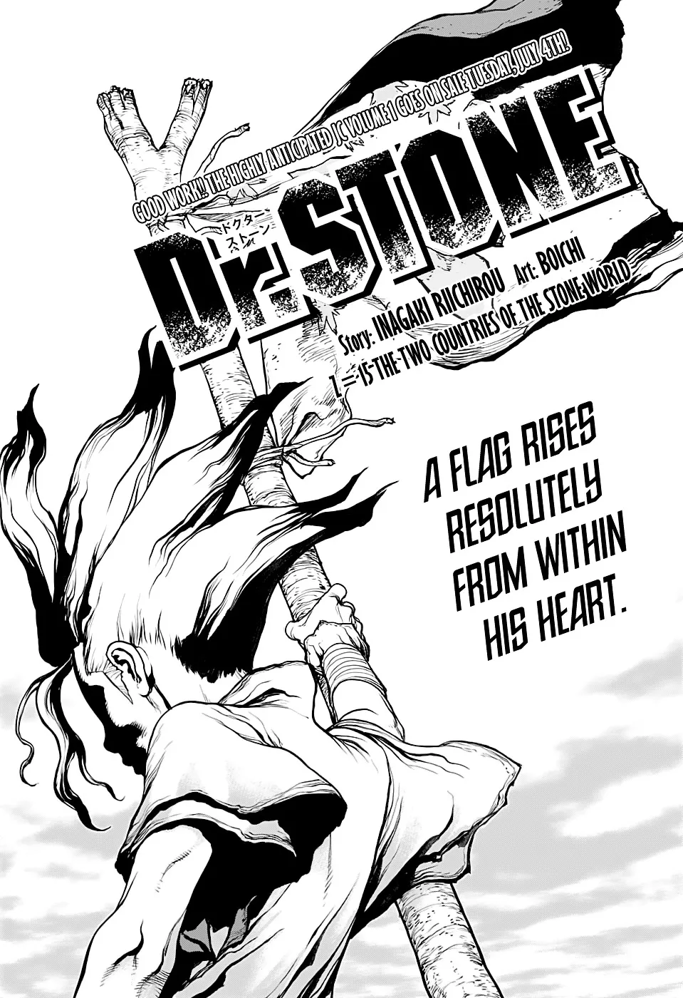 Read Dr. Stone Chapter 15 - The two countries of the stone world. Online