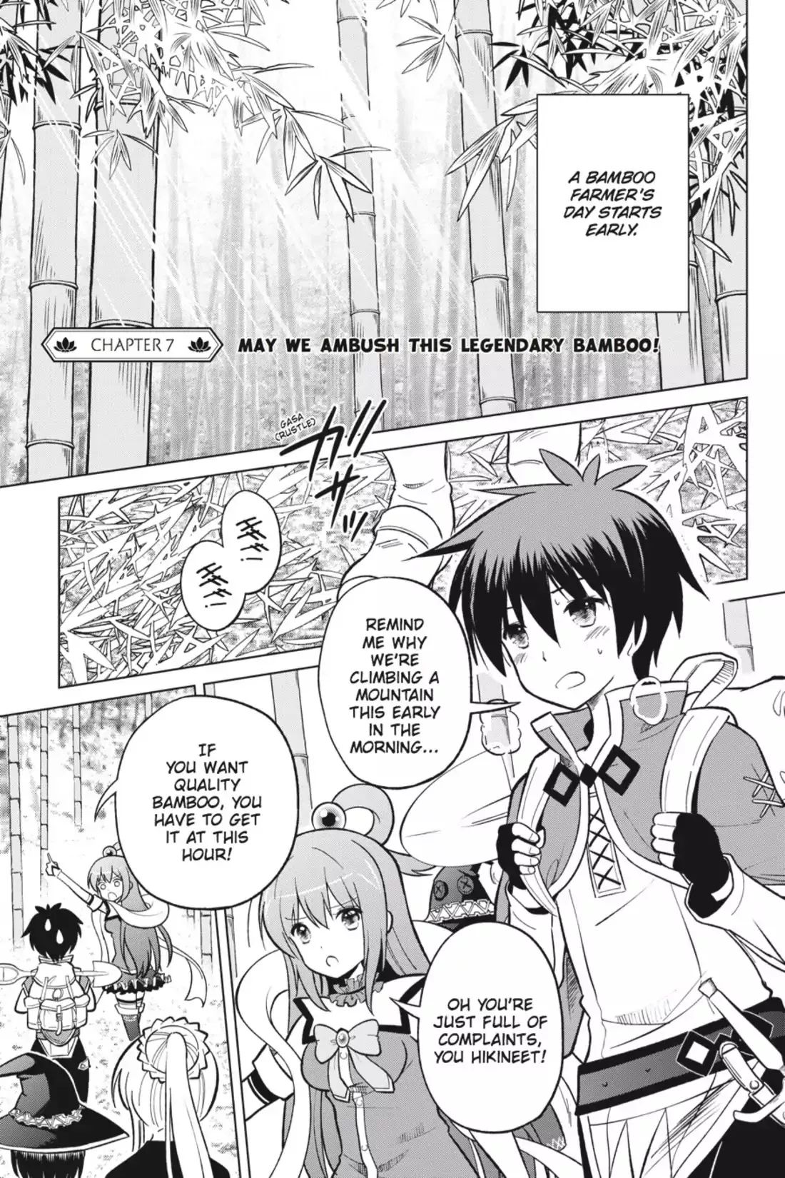 Read Kono Subarashii Sekai ni Shukufuku o! Chapter 7 - May We Ambush This Legendary Bamboo! Online