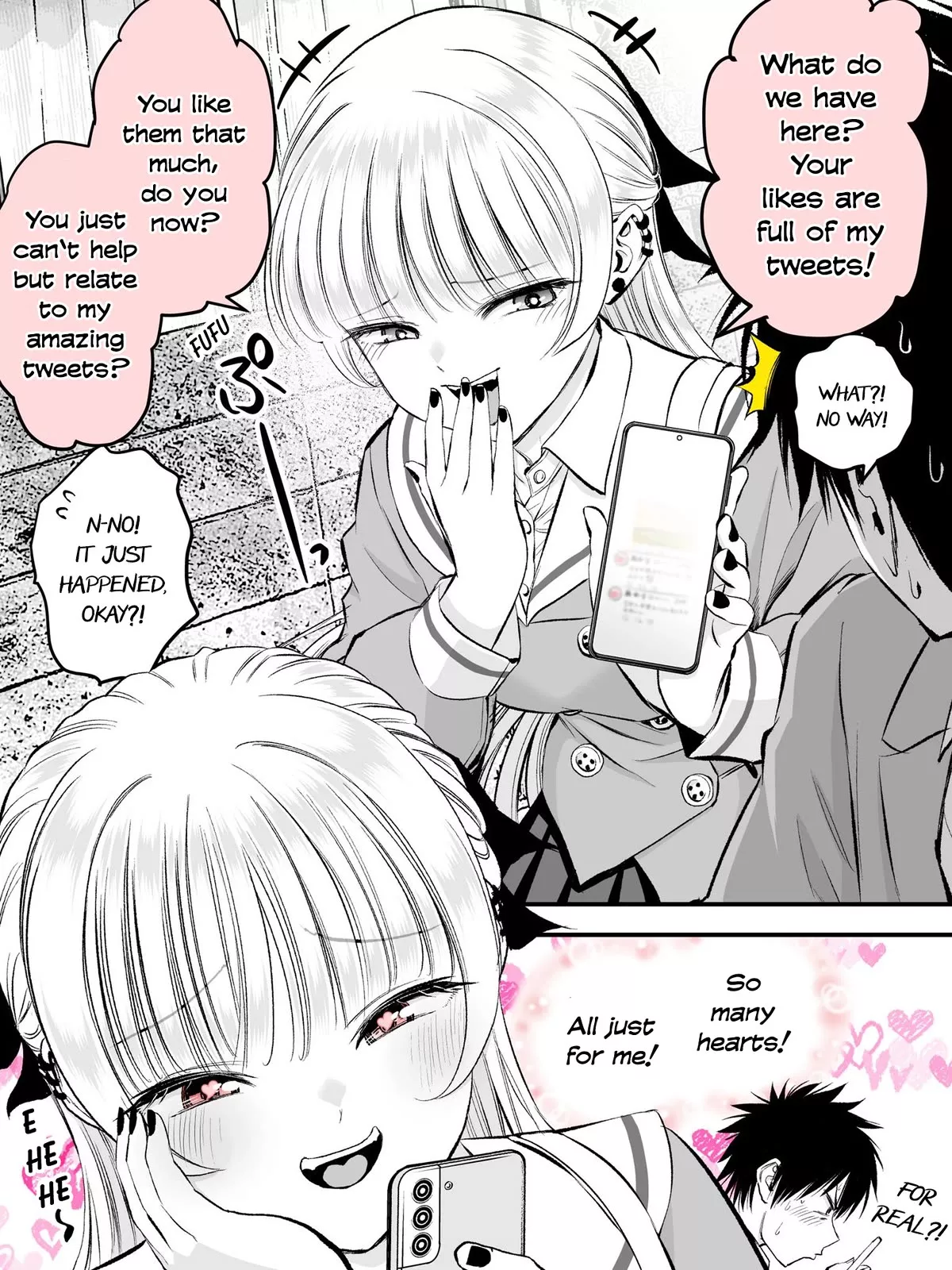 Read No More Love With the Girls Chapter 51.5 - My Tsundere Childhood Friend Who Can't Stop Laughing At My Likes Online