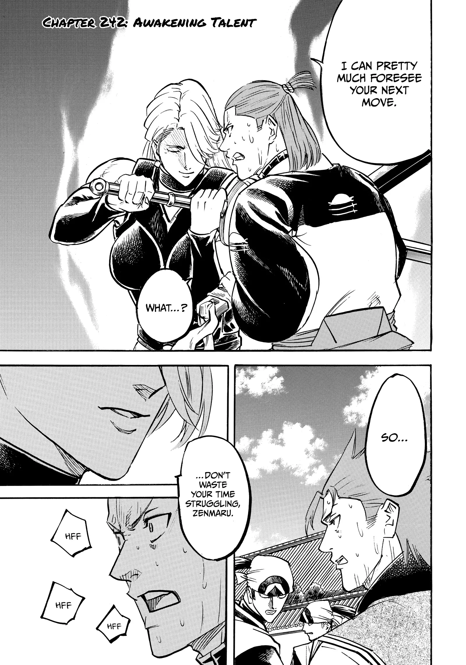 Read Gamaran: Shura Chapter 242 - Awakening Talent Online