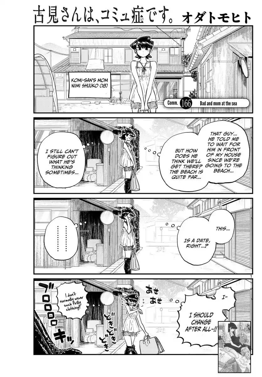 Read Komi-san wa Komyushou Desu Chapter 166 - Dad and mom at the sea Online