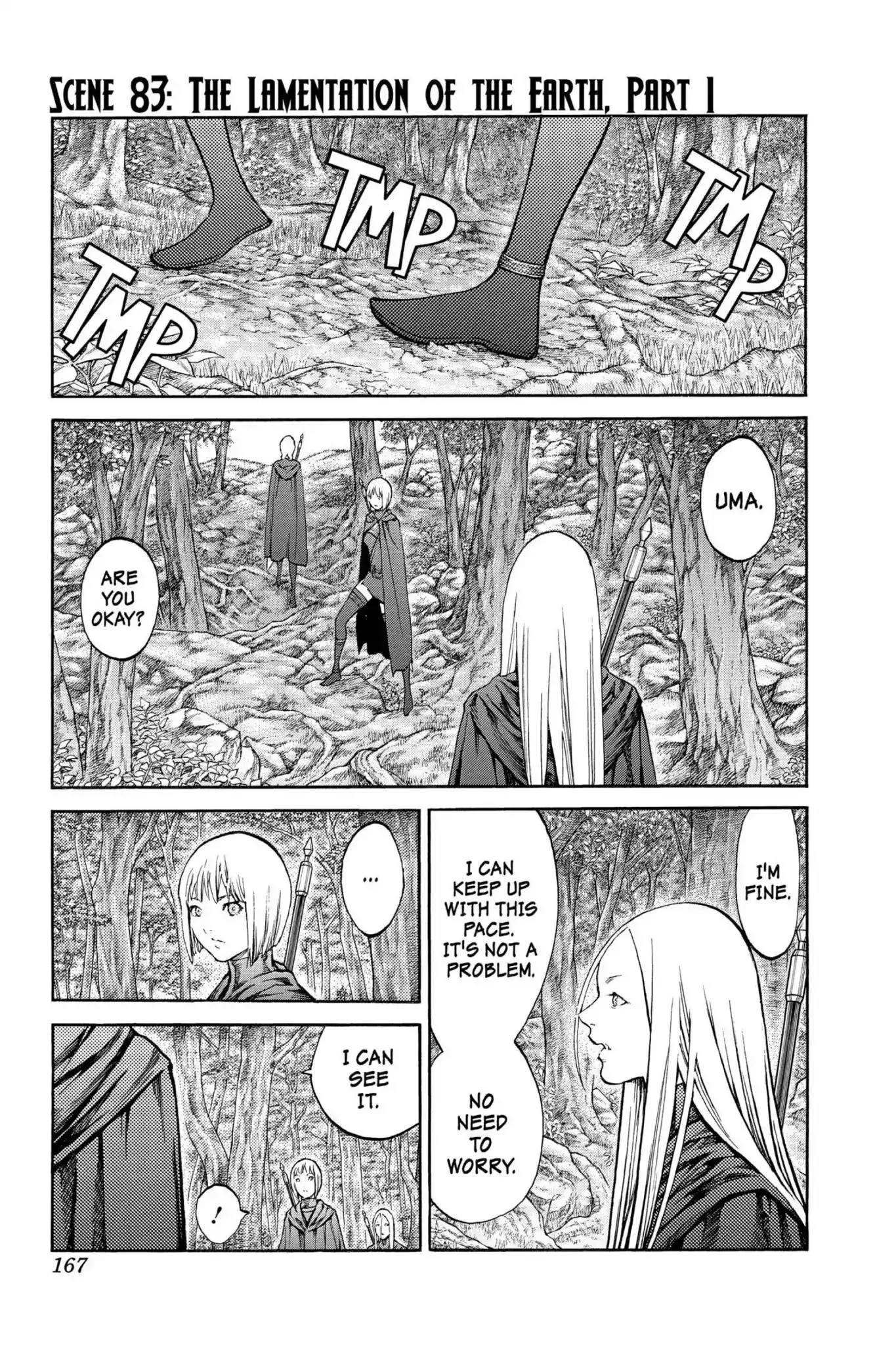 Read Claymore Chapter 83 - Vol.15 Scene 83: The Lamentation of the Earth, Part 1 Online