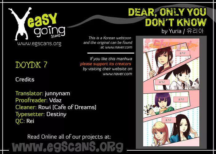 Read Dear, Only You Don’t Know! Chapter 7 Online