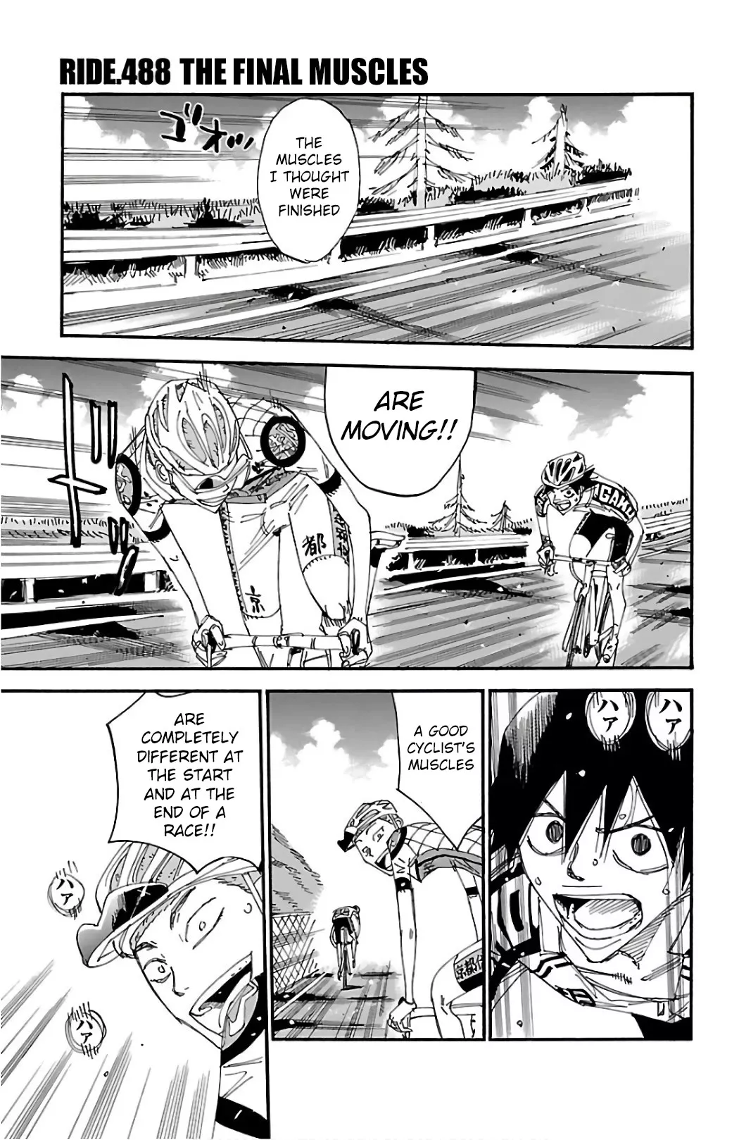 Read Yowamushi Pedal Chapter 488 - The Final Muscles Online