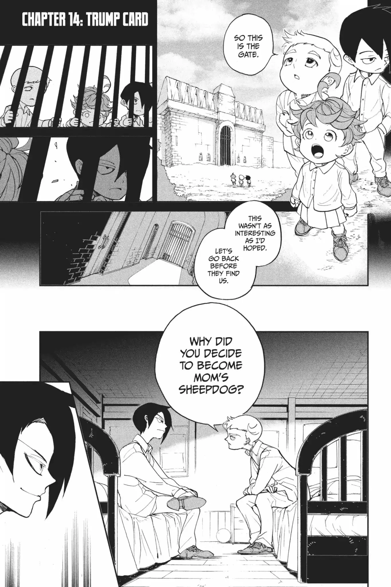 Read Yakusoku no Neverland Chapter 14 - Trump Card Online