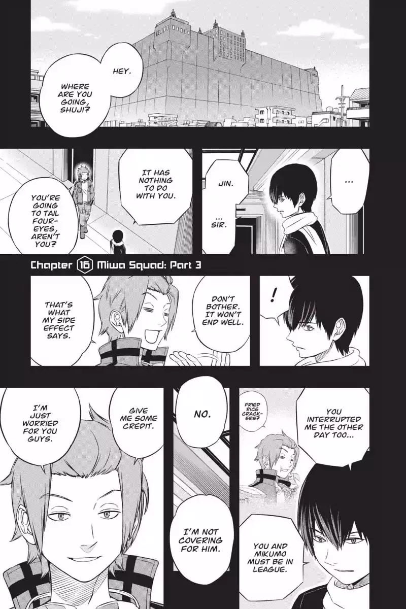 Read World Trigger Chapter 16 - Miwa Squad: Part 3 Online