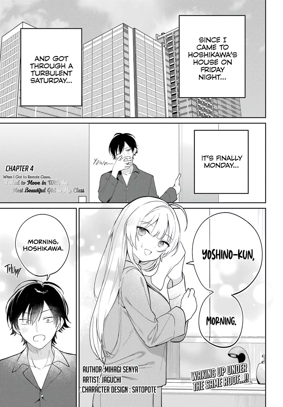 Read Remote Jugyou ni Nattara Class 1 no Bishoujo to Doukyo suru Koto ni Natta Chapter 4 Online