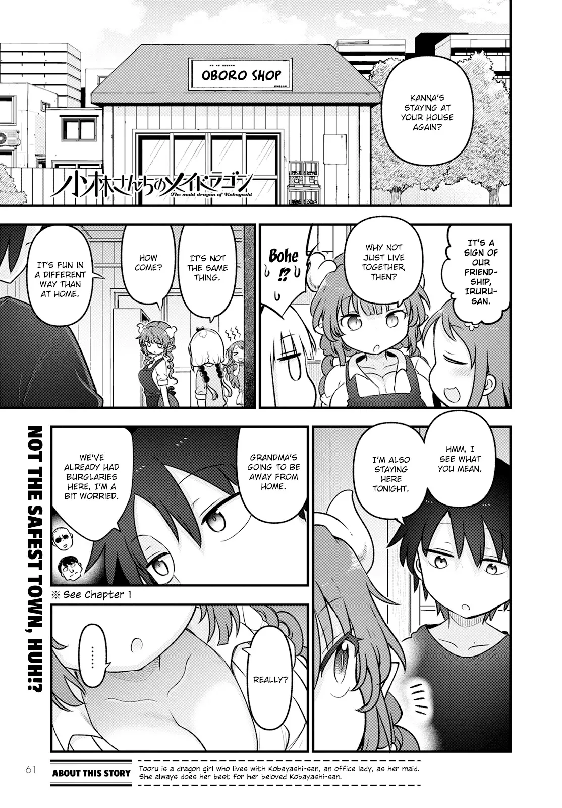 Read Kobayashi-san Chi no Maid Dragon Chapter 130 - Iruru and Sleepover (First Half) Online