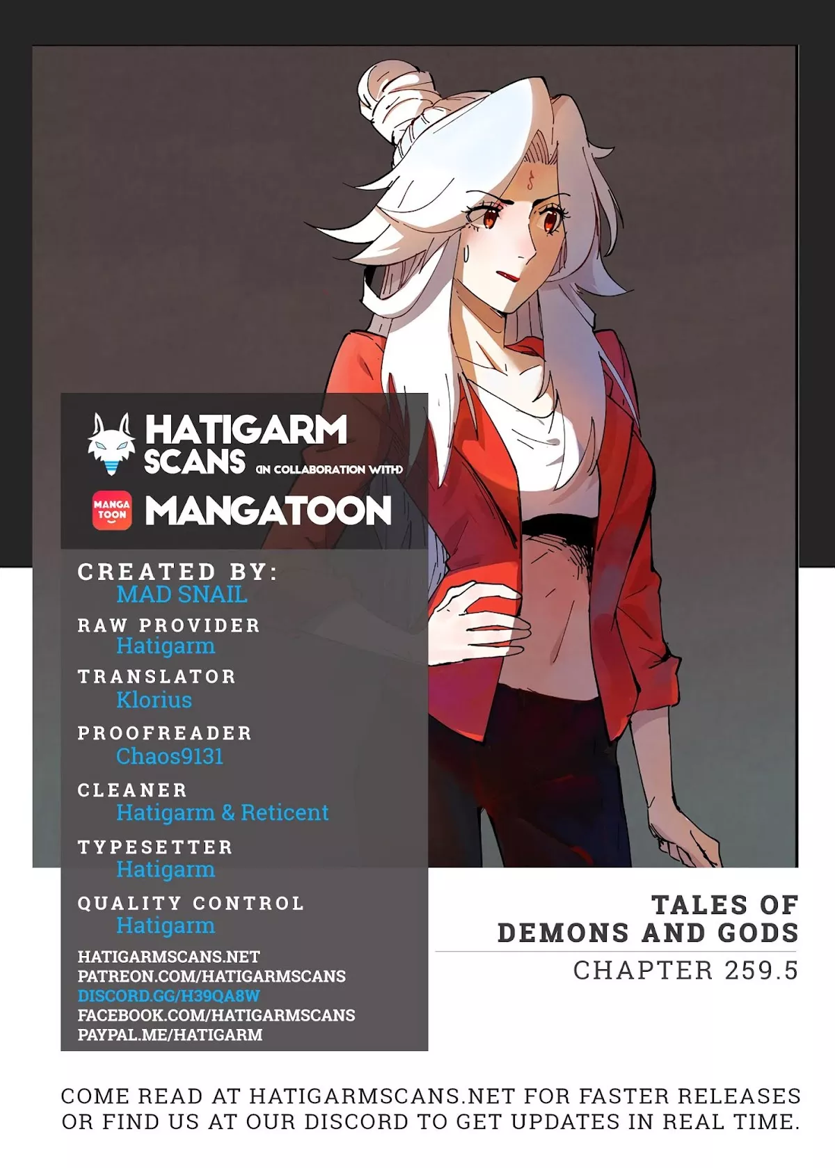 Read Tales of Demons and Gods Chapter 259.5 - Ye Han's Fate (Part 2) Online