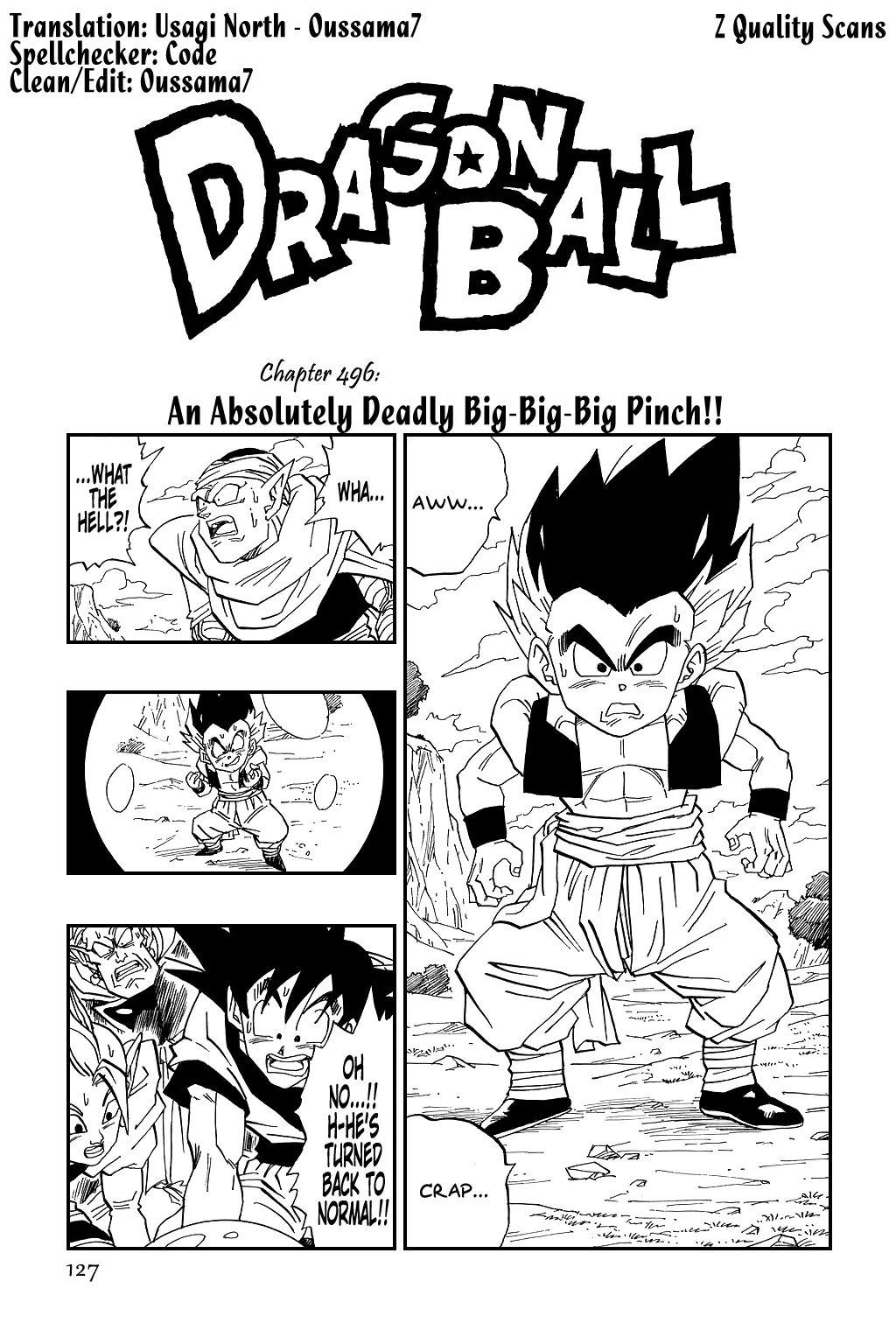 Read Dragon Ball Chapter 496 - An Absolutely Deadly Big-Big-Big Pinch!! Online