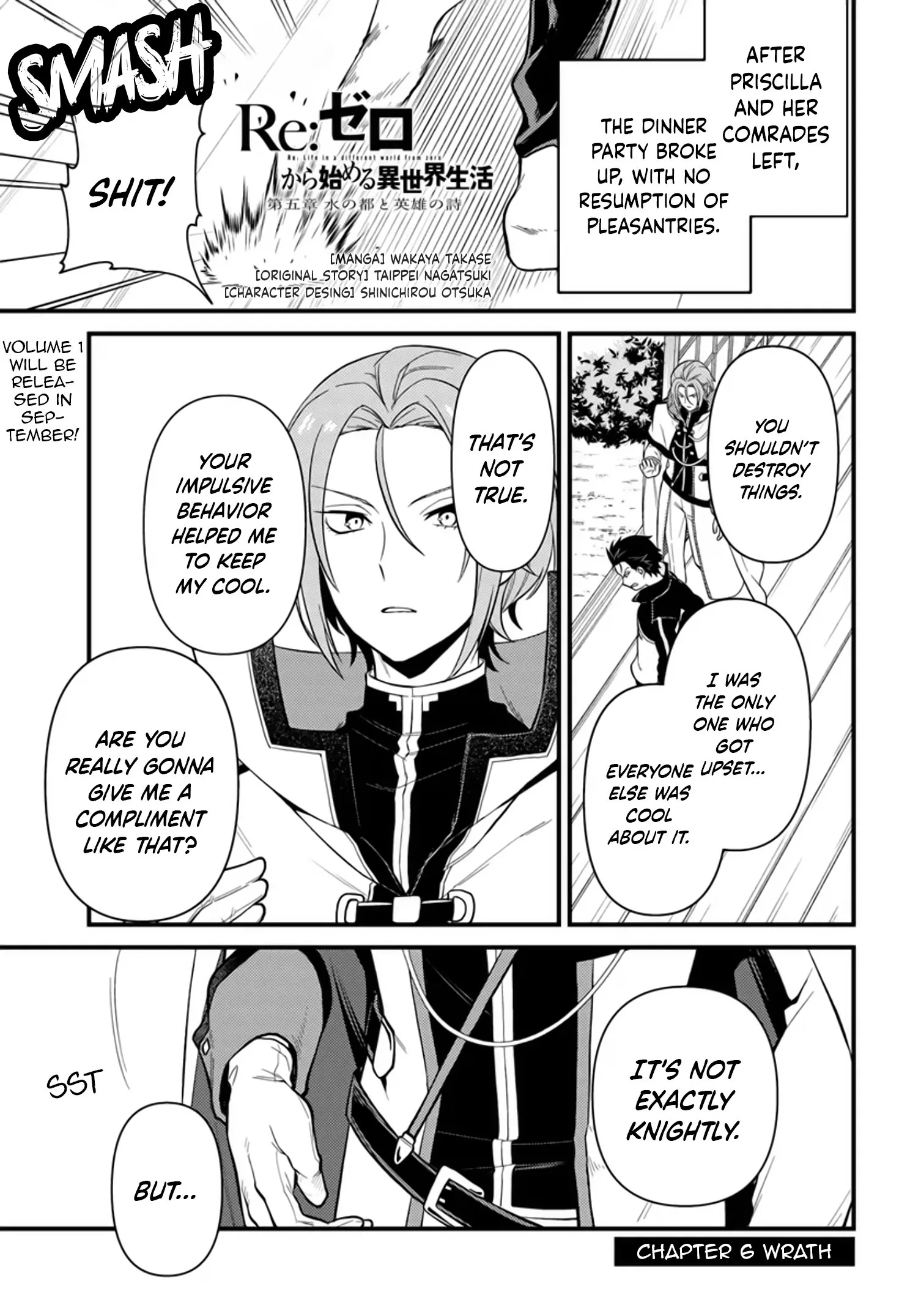 Read Re:Zero kara Hajimeru Isekai Seikatsu – Daigoshou – Mizu no Miyako to Eiyuu no Uta Chapter 6.1 - Wrath Online