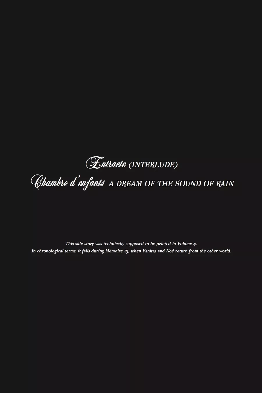 Read Vanitas no Carte Chapter 27.5 Online